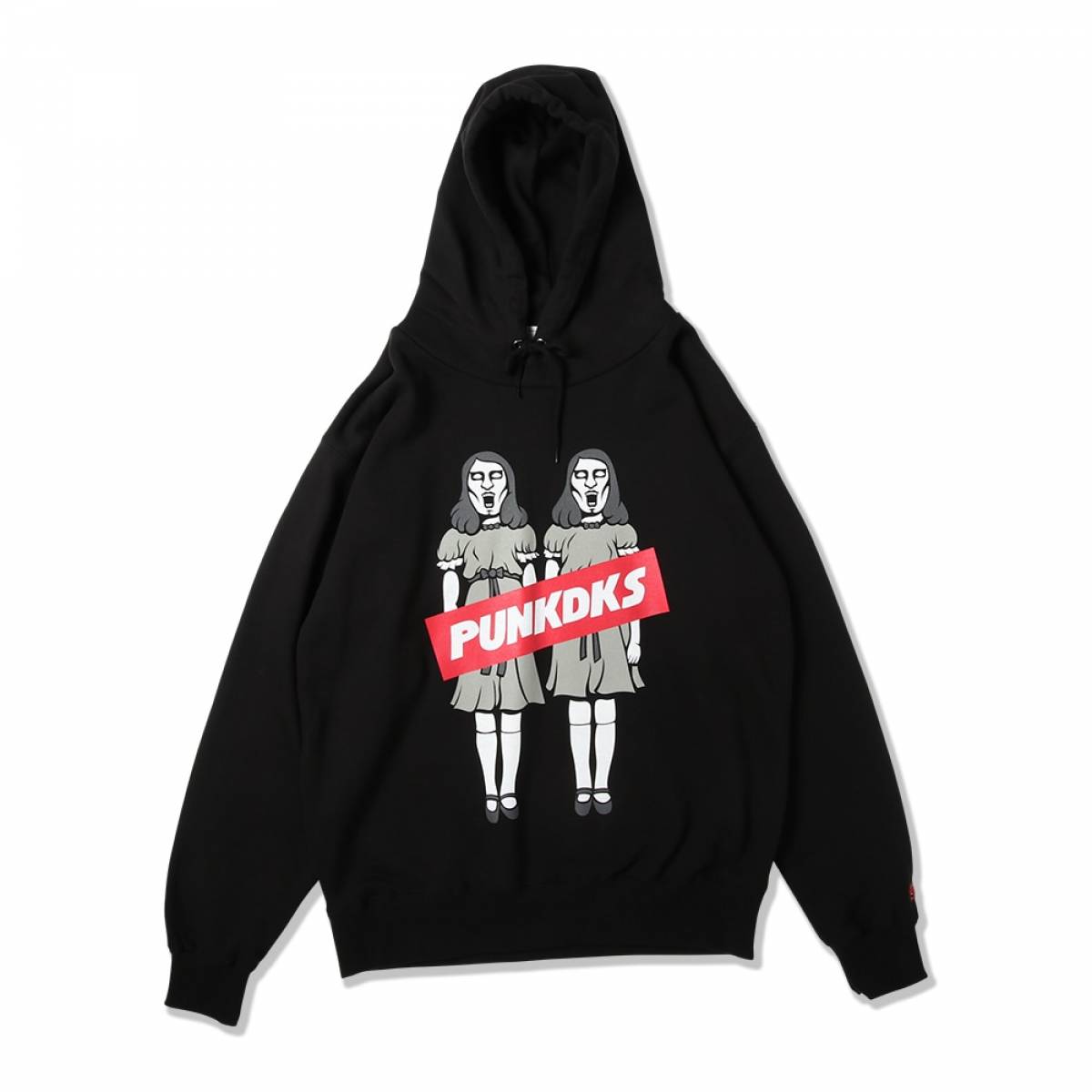 【予約商品】PUNK DRUNKERS (パンクドランカーズ) あいつ双子パーカ - BLACK