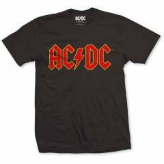 【予約商品】AC/DC バンドTシャツ ユニセックス: Logo (Black) - BLACK