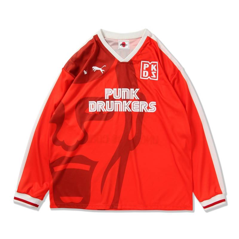 【予約商品】PUNK DRUNKERS (パンク・ドランカーズ) あいつゲームシャツ - RED