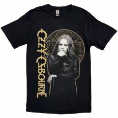 【予約商品】OZZY OSBOURNE バンドTシャツ ユニセックス: Patient No. 9 Gold Graphic (Black)