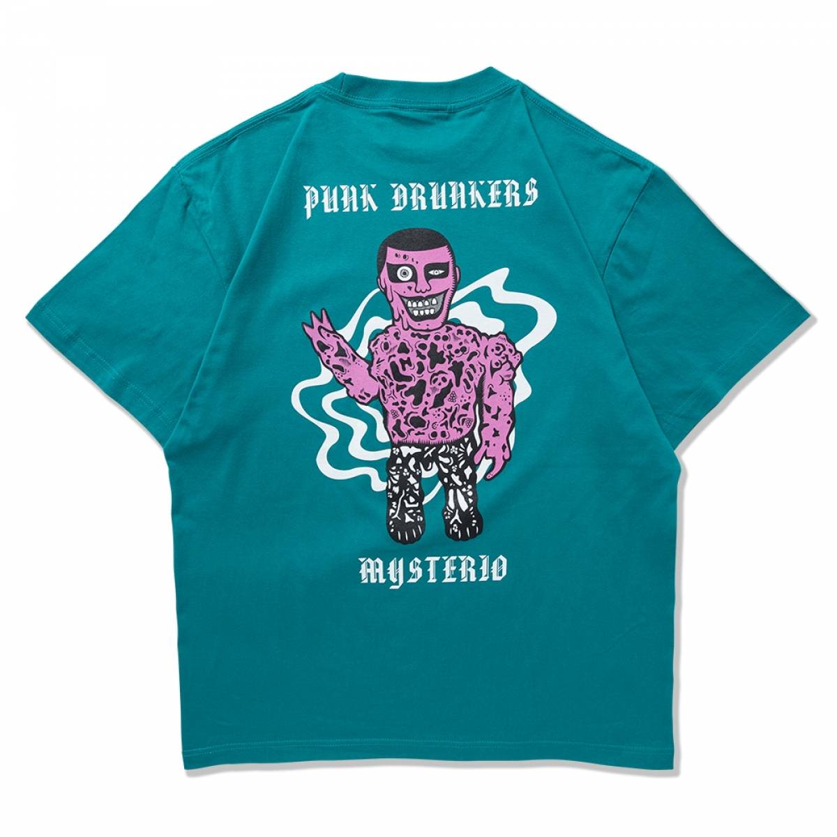 【予約商品】PUNK DRUNKERS (パンクドランカーズ)【予約・6月入荷】［PDSxMysterio］プリミドランカーTEE - A.GREEN