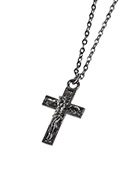 Subciety (サブサエティ) METAL NECKLACE-JESUS- BLACK