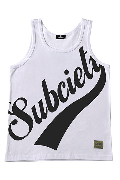 Subciety TANK TOP-LARGE GLORIOUS- - WHITE