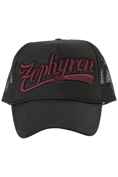 ZEPHYREN (ゼファレン) MESH CAP -BEYOND- BLACK/BURGUNDY