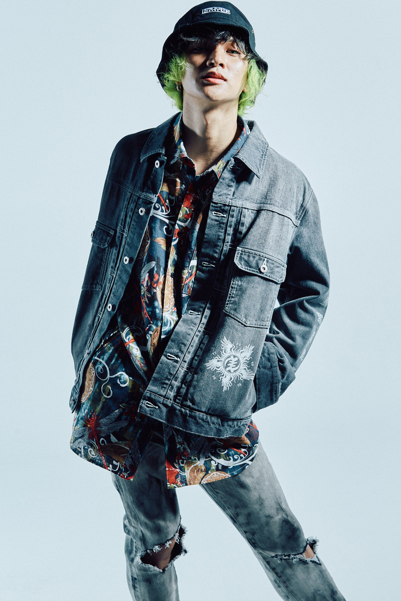 Zephyren(ゼファレン) DENIM JKT - Victoria - BLACK / BLACK