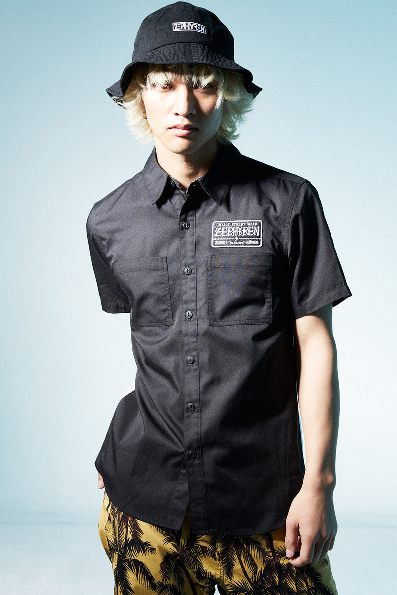 Zephyren(ゼファレン) EMBLEM SHIRT S/S BLACK