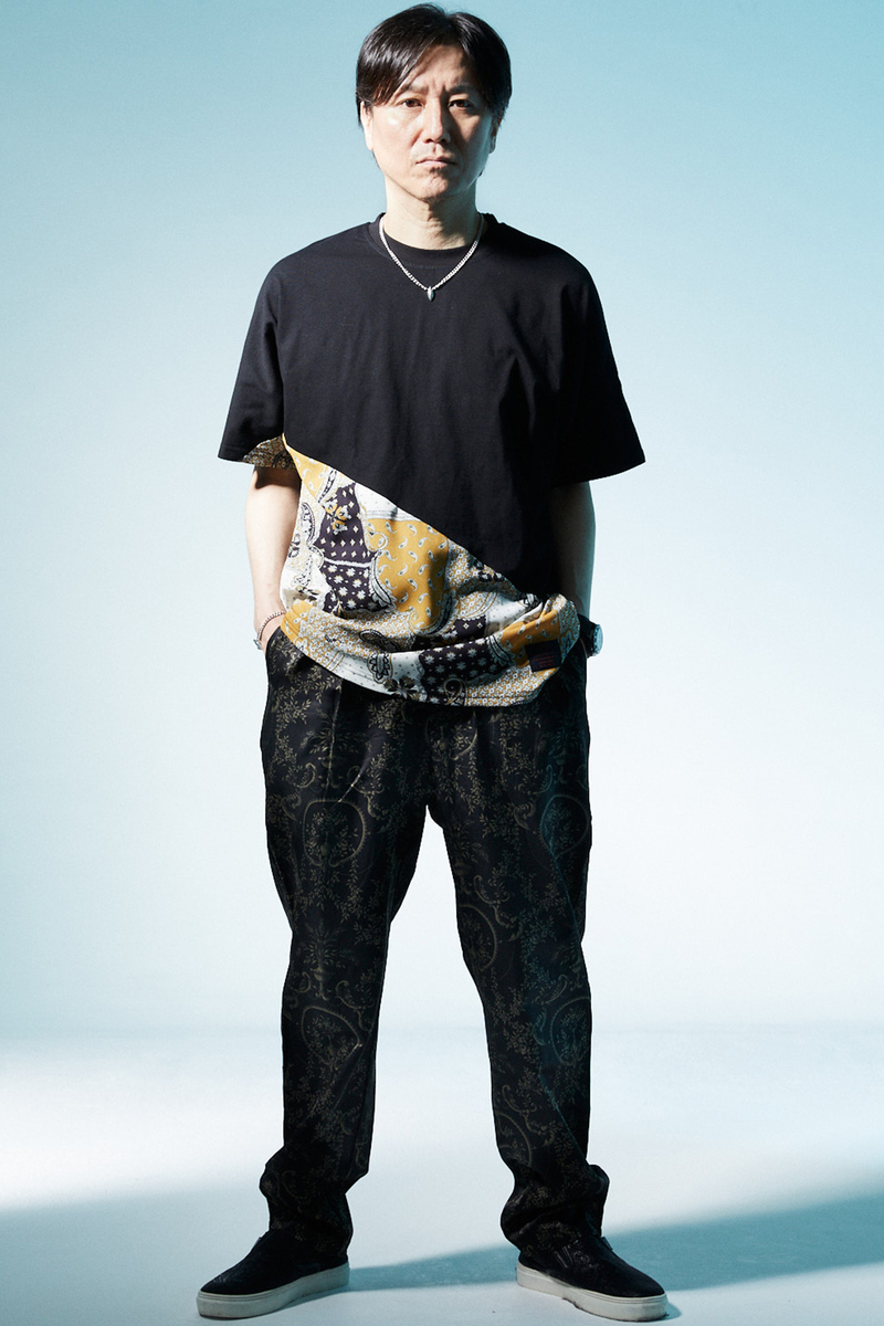 Zephyren(ゼファレン) SWITCHING TEE PAISLEY / ロック